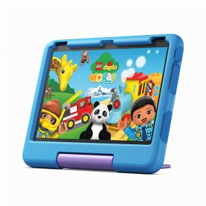 Amazon Fire HD 10 Kids Tablet für Kinder ab dem Vorschulalter – Mit 10-Zoll-Display und Kindersicherung – Version 2023, 32 GB, blau