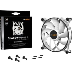 be quiet! Lüfter Shadow Wings 2 PWM – 140mm  900U/Min weiß