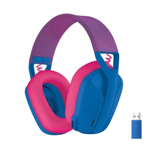 Logitech G435 Blau/ Himbeerfarbe – Kabelloses LIGHTSPEED Gaming-Headset