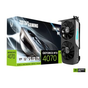 ZOTAC GAMING GeForce RTX 4070 Twin Edge OC 12GB GDDR6X Grafikkarte 3xDP/HDMI