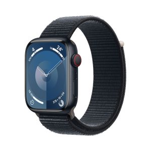 Apple Watch Series 9 LTE 45mm Aluminium Mitternacht Sport Loop Mitternacht