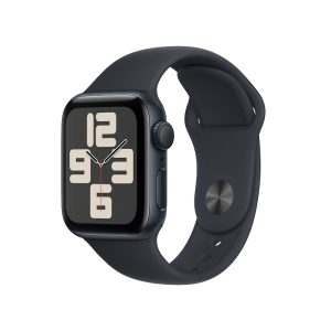 Apple Watch SE (2. Gen) GPS 40mm Alu Mitternacht Sportarmband Mitternacht – S/M