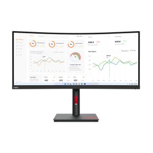 ThinkVision T34w-30 Business Monitor – UWQHD, USB-C 75Watt Höhenverstellbarkeit von bis zu 155 mm