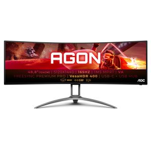 AOC AG493UCX2 Gaming Monitor – FreeSync Premium Pro, 165Hz, DQHD