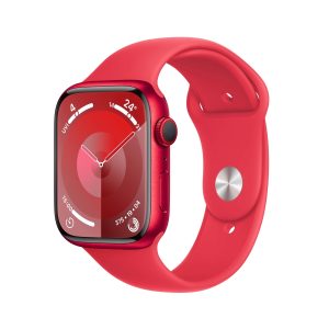 AppleWatch S9 Aluminium Cellular 45mm (PRODUCT)RED MRYG3QF/A Sportarmband (PRODUCT)RED M/L
