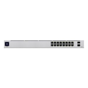 Ubiquiti Standard 16-Port PoE Managed Switch 16x Gigabit Ethernet (8x PoE+, max. 42W), 2x SFP