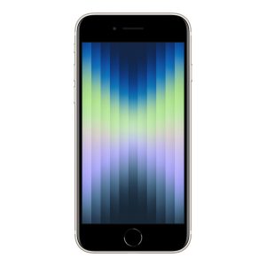 Apple iPhone SE (2022) 64GB Dual-SIM Polarstern MMXG3ZD/A [11,94cm (4,7″) IPS LCD Display, iOS 15, 12MP Kamera]