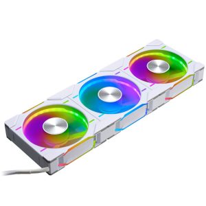 PHANTEKS D30 PWM D-RGB weiß | 3er-Pack 120mm Gehäuselüfter