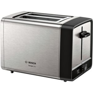 Bosch TAT5P420DE Toaster, Kompakt DesignLine, Edelstahl