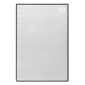 Seagate One Touch Passwort HDD 1TB Silber Externe Festplatte, USB 3.2 Gen 1×1