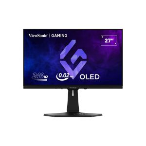 ViewSonic XG272-2K-OLED Gaming Monitor – QHD, 240Hz, USB-C, weiß – 0,02ms, AMD FreeSync Premium, HDMI, DisplayPort, höhenverstellbar