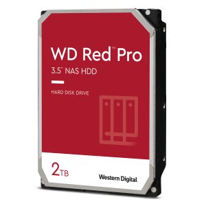 Western Digital WD Red Pro 2TB 3.5 Zoll SATA – interne NAS Festplatte (CMR)