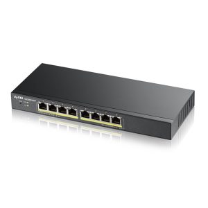 Zyxel GS1900-8HP V3 Smart Managed Switch 8x Gigabit Ethernet (8x PoE+ max. 70 Watt), Layer 2, Desktop, Lüfterlos