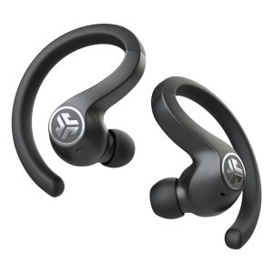 JLab JBuds Air Sport Black – True Wireless In-ear Headphones (40 hours battery life, microphone, touch control)