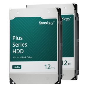 2er Pack Synology Plus HDD 12TB 3.5 Zoll SATA Interne CMR Festplatte