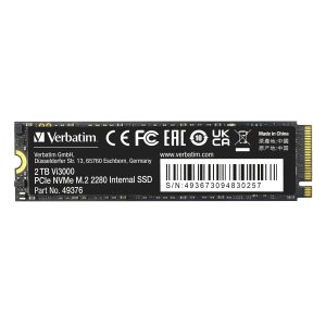 Verbatim Vi3000 SSD 2TB M.2 PCIe NVMe Internes Solid-State-Module