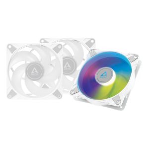 Arctic P12 PWM PST A-RGB 0dB white (3er pack) | 120mm housing fan