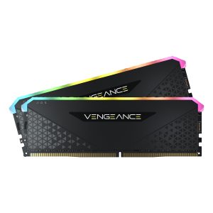 Corsair Vengeance RGB RS Schwarz 32GB Kit (2x16GB) DDR4-3200 CL16 DIMM Arbeitsspeicher