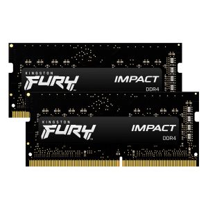 Kingston FURY Impact 32GB Kit (2x16GB) DDR4-2666 CL16 SO-DIMM Gaming Memory