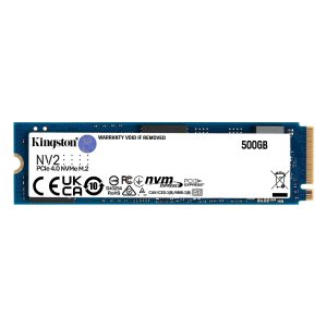 Kingston NV2 SSD 500GB M.2 2280 PCIe 4.0 x4 NVMe – Internal Solid State Modules