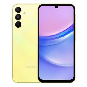 Samsung Galaxy A15 4G 8GB+256GB Yellow EU 16,42cm (6,5″) Super AMOLED Display, Android 14, 50MP Triple-Kamera