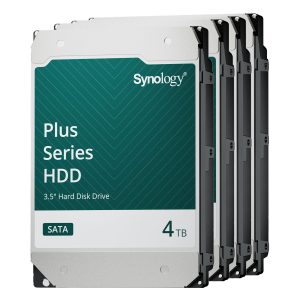 4 Pack Synology Plus HDD 4TB 3.5 Inch SATA Internal CMR Hard Drive