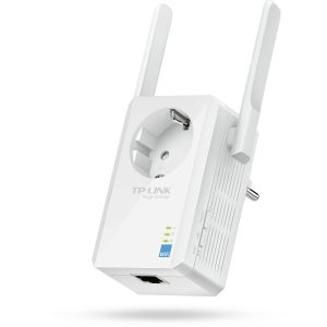 TP-Link WLAN Repeater (TL-WA860RE) mit Steckdose [bis zu 300 Mbit/s, zwei externe Antennen]