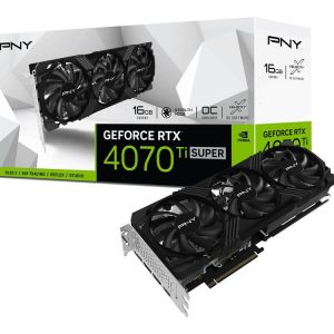 PNY GeForce RTX 4070 Ti SUPER 16GB – VERTO Overclocked Edition – Grafikkarten – GeForce RTX 4070 Ti Super – 16 GB