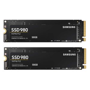 Samsung 980 SSD 500GB M.2 2280 PCIe 3.0 x4 NVMe 2er Pack Internal Solid State Modules