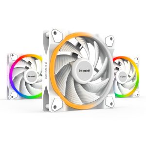 be quiet! LIGHT WINGS WHITE 120mm PWM high-speed | 3er-Pack housing fan