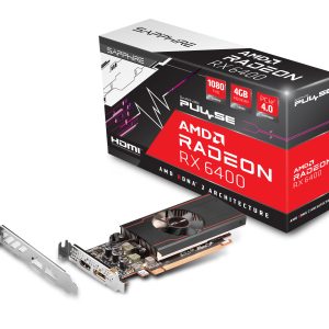 Sapphire Pulse Radeon RX 6400 Grafikkarte – 4GB GDDR6, HDMI, DP