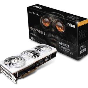 SAPPHIRE PURE AMD RADEON RX 7700 XT Frostpunk 2 Edition – 12GB GDDR6, HDMI, 3x DP