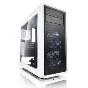 Fractal Design Focus G ATX Gaming Gehäuse mit Seitenfenster, Weiß