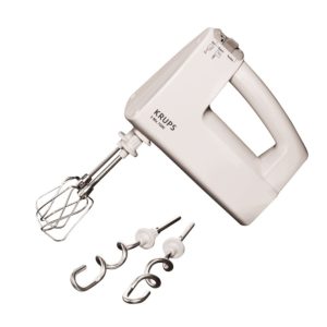 Krups F60814  Handmixer mit Turbostufe, 3 Mix 7000 500 W weiß