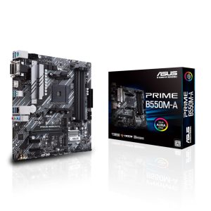 ASUS Prime B550M-A mATX Mainboard Sockel AM4 M.2/USB3.2/HDMI/DVI/VGA