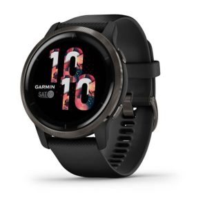 Garmin Venu 2 GPS-Multisportuhr Schwarz/Schiefergrau Smartwatch