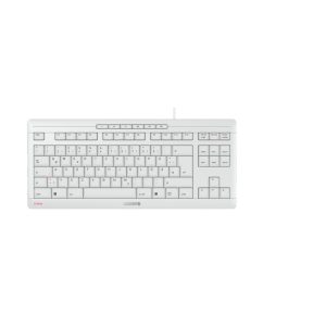 Cherry Stream Keyboard TKL Wired Keyboard White Grey