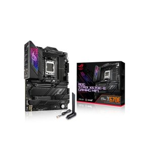 ASUS ROG STRIX X670E-E GAMING WIFI ATX Mainboard Sockel AM5 WIFI/M.2/USB3.2-C/D