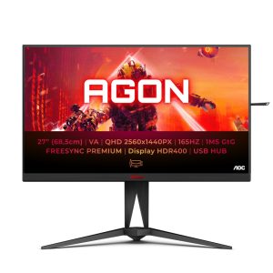 AOC AG275QXN 68,6cm (27“) QHD VA Gaming Monitor 16:9 HDMI/DP/USB 165Hz 1ms Sync