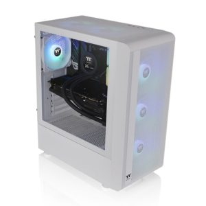 Thermaltake S200 TG ARGB Mid Tower ATX Gehäuse Sichtfenster weiß