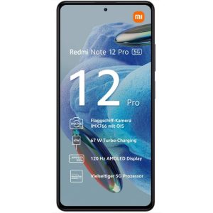 Xiaomi Redmi Note 12 Pro 5G 6/128GB Dual-SIM Smartphone midnight black EU