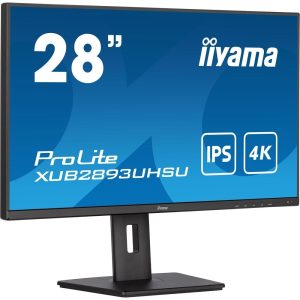 iiyama ProLite XUB2893UHSU-B5 71.1 cm (28″) UHD IPS Monitor DP/HDMI