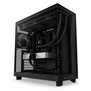 NZXT H6 Flow Mid-Tower Airflow Gaming Gehäuse Schwarz Glasfenster