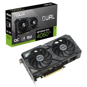 ASUS DUAL GeForce RTX 4060Ti OC SSD Gaming Grafikkarte 8GB GDDR6, 1xHDMI, 3xDP