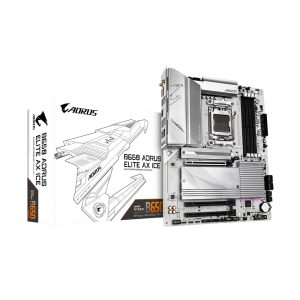 GIGABYTE B650 AORUS ELITE AX ICE ATX Mainboard Sockel AM5 HDMI/DP/USB-C/M.2