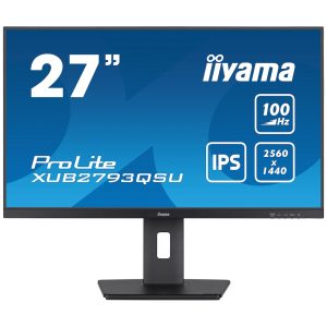 iiyama ProLite XUB2793QSU-B6 68,6cm (27″) WQHD IPS Monitor HDMI/DP/USB 100Hz