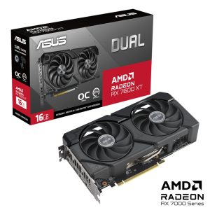 ASUS Dual Radeon RX 7600 XT OC Edition 16GB GDDR6 Grafikkarte