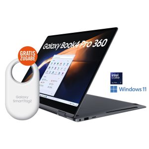 SAMSUNG Galaxy Book4 Pro360 16″ Ultra 7 155H 16/512GB SSD Win11 +SmartTag2