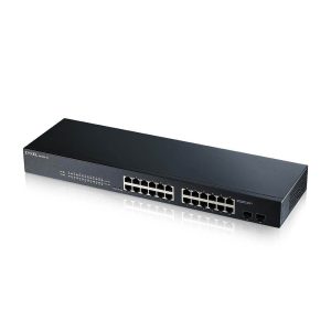 ZyXEL GS1900-24 V2 24-Port GbE Smart Managed Switch, 2x SFP, lüfterlos Rackmount