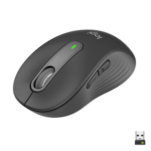 Logitech Signature M650 Gr.M Kabellose Maus Grafit